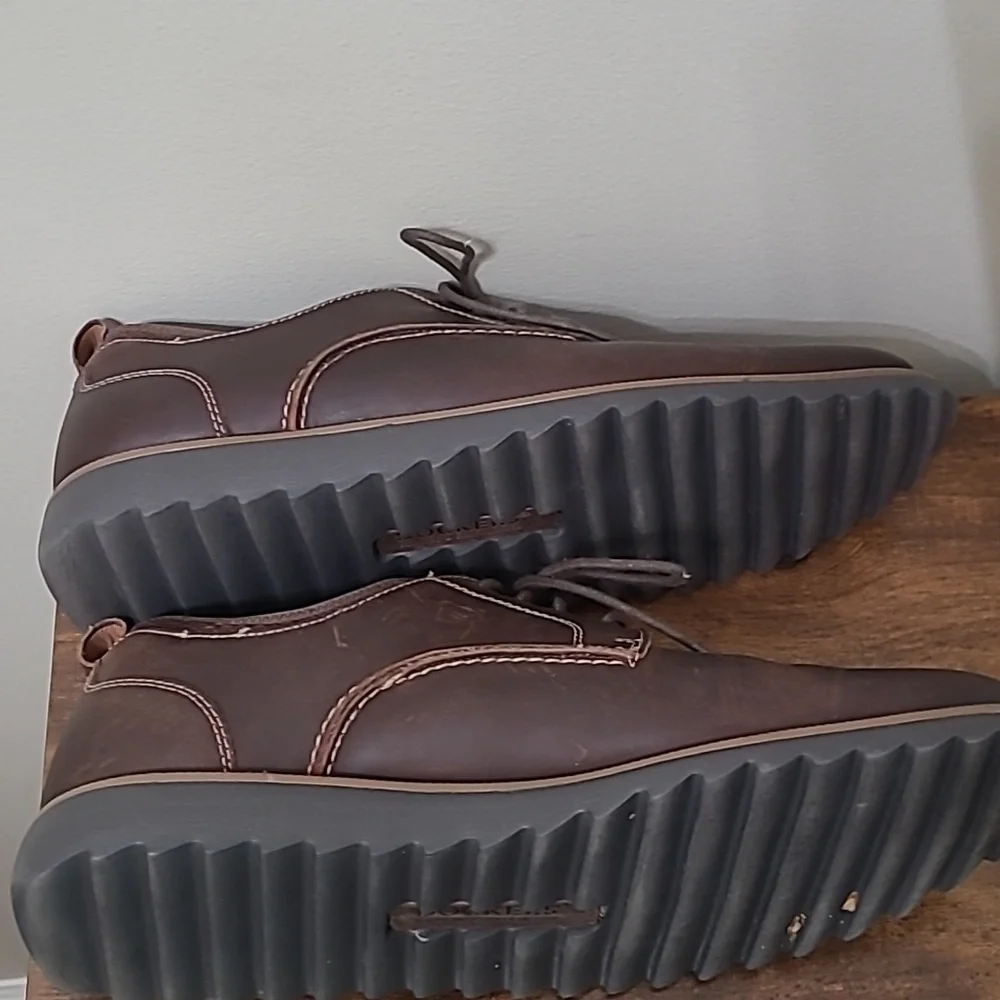 Dockers Dark Brown Leather Oxfords size 11.5